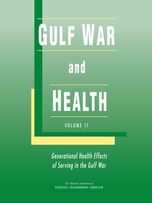 cover image of Gulf War and Health, Volume 11